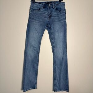 BKE The Buckle Alec Light Blue Denim Jeans 30x32 Light Wash Straight Leg Skinny